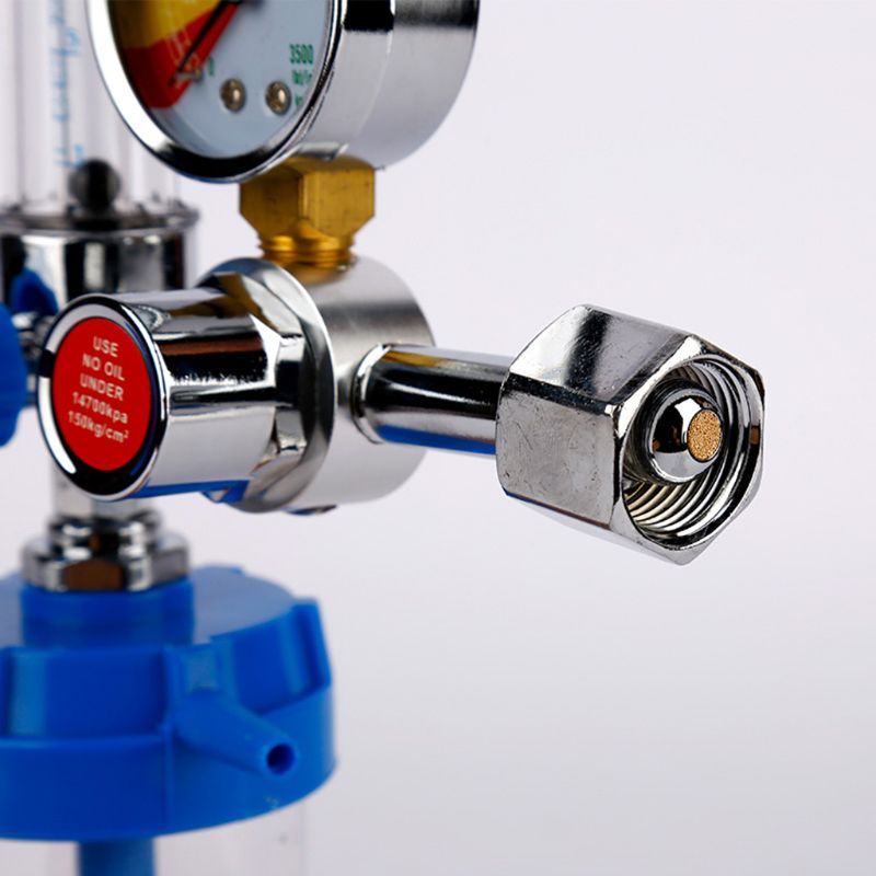 Oxygen Pressure Regulator G5/8" O2 Pressure Reducer Gauge Meter Flow Gauge Gas Regulator G5/8
