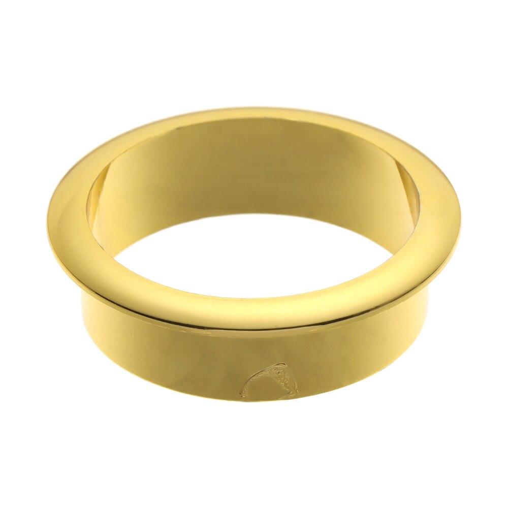 25-80Mm Ronde Kabel Draad Gat Cover Lijn Doos Kabel Grommets Kantoor Computer Bureau Outlet Port Wire Rack meubels Hardware: gold / 50mm