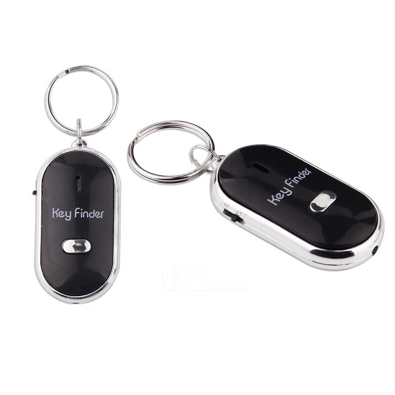 Wireless Whistle Key Finder Flash Remote Control Locator Alarm Keychain @M23