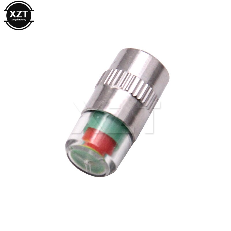4 PCS/Lot 2.4 Bar Car Auto Tire Pressure Monitor Valve Stem Caps Cover Sensor Indicator Alert