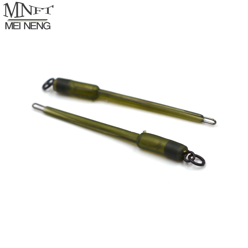 MNFT-Terminal de aparejos de pesca de carpa, Conector de vástagos de bolsa PVA, bolsas de tubo, vástagos, inserto de plomo, mástil de aparejos, 10 Uds.