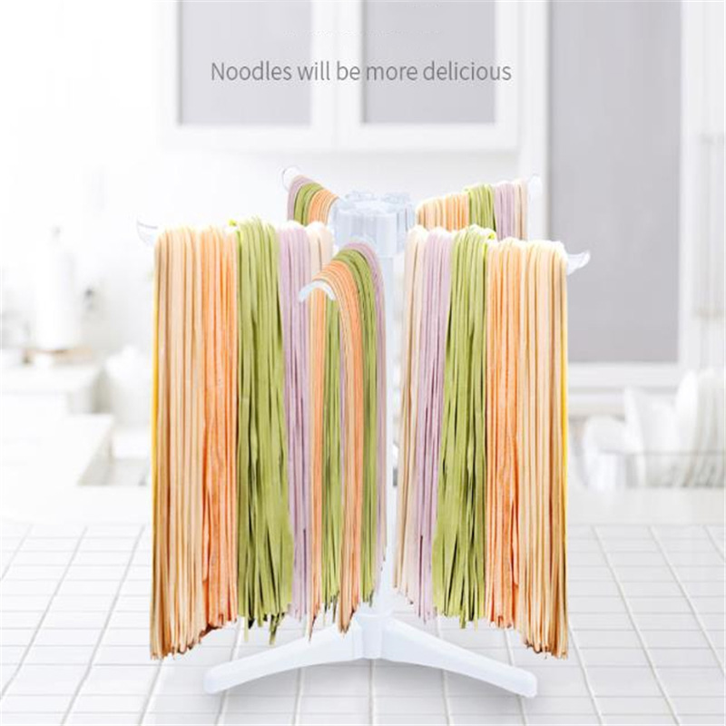 Pasta-Trockenständer, faltbar, Nudel-Nudel-Trockner-Gestell, Spaghetti-Haushalts-Nudeltrockner für selbstgemachte frische Spaghetti-Küchenhelfer