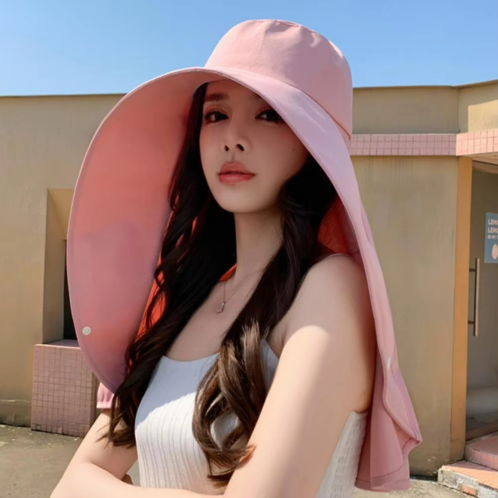 Chapeau de soleil version large pour l'extérieur, évacuation de l'humidité, respectueux de la peau, respirant, sweat-shirt à capuche, séchage rapide et confortable