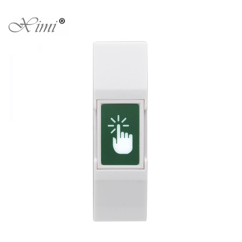 Switch for Entry Access Control System for All Electric Lock PC Fireproof Plastic request to Door Exit Button Emergency Push: E18C