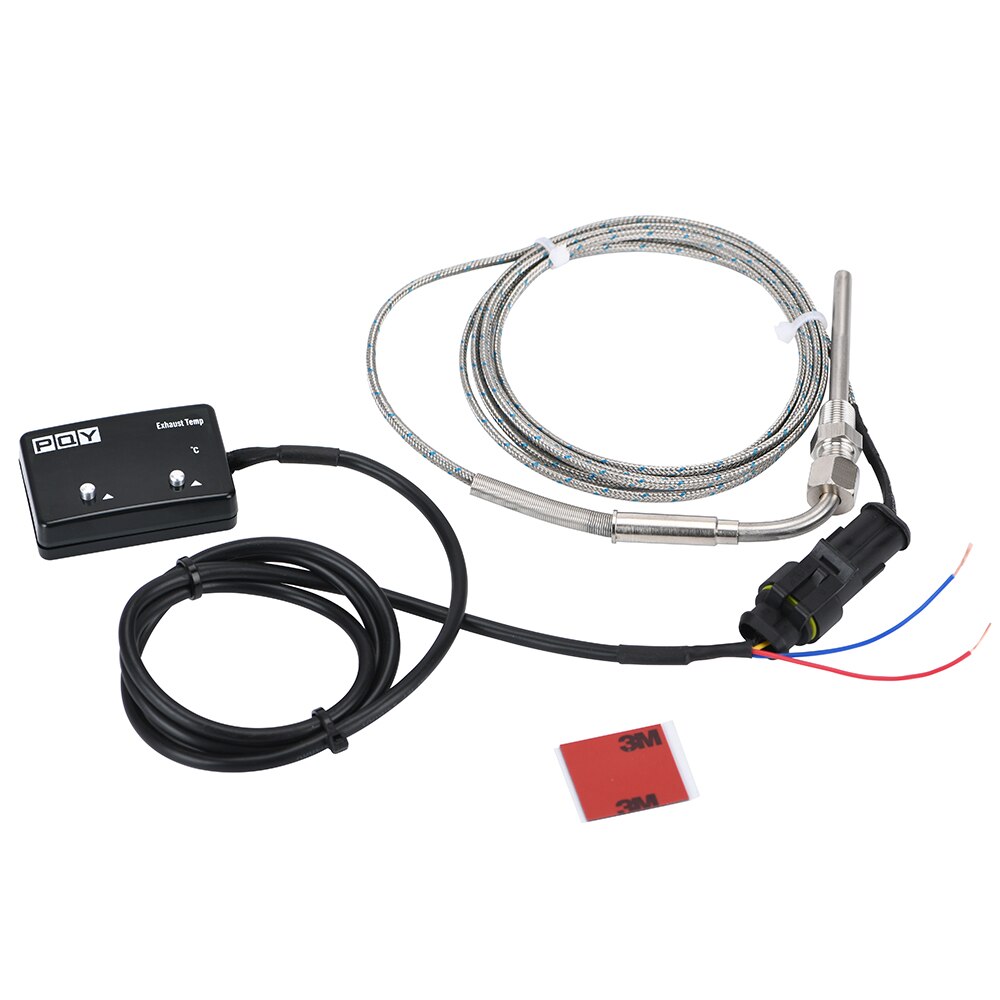 Auton pakokaasun lämpömittari pakokaasumittari digitaalinen anturilla ulkoinen lämpötila-anturi turbo 4wd hilux patrol egt ht-tag 06- qy