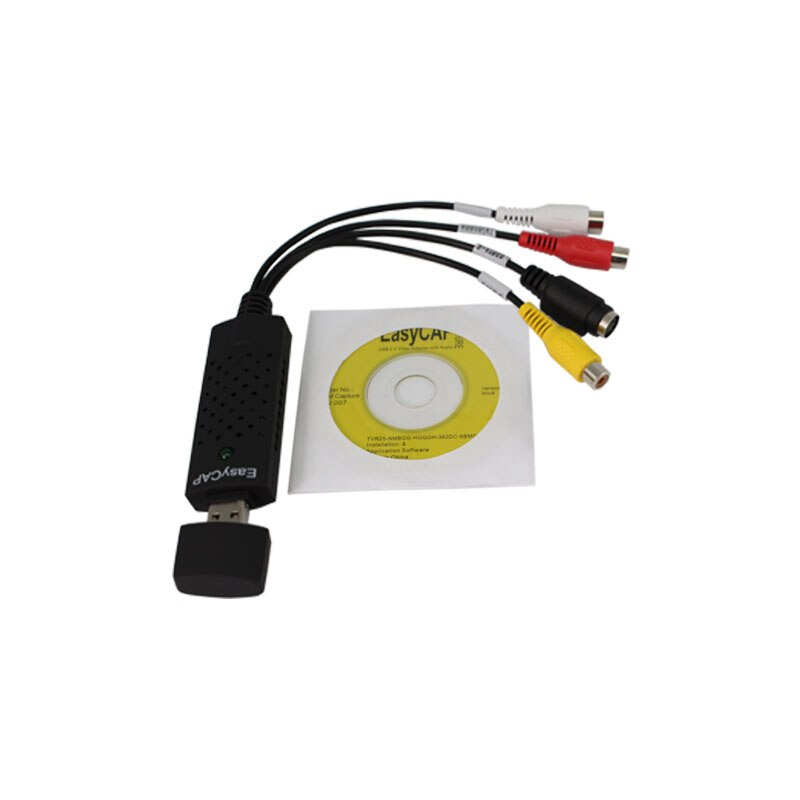 Frete grátis usb 2.0 easycap captura de 4 canais vídeo tv dvd adaptador de captura de áudio cartão dvr para win7/8/10/xp/vista