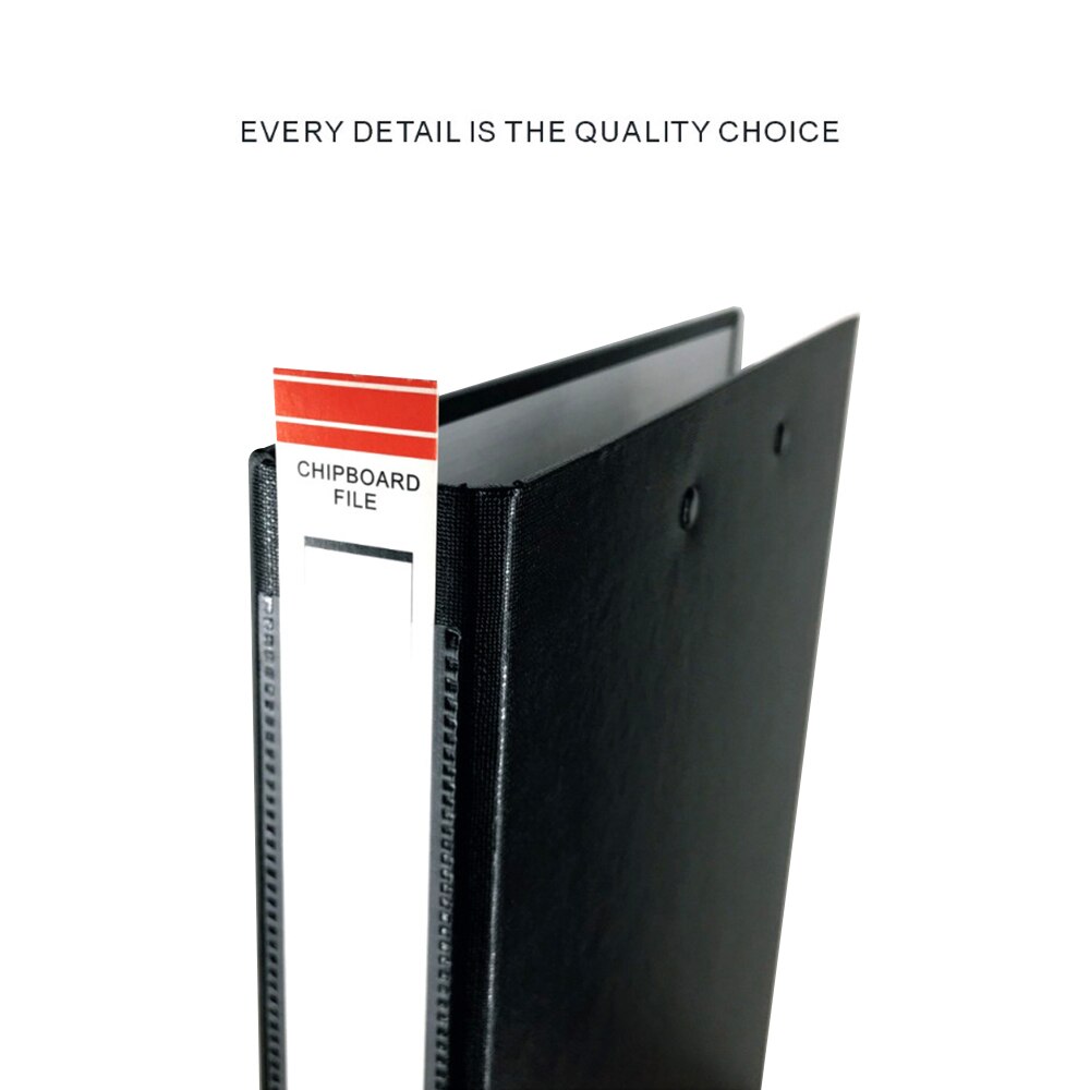 File Binder A4 3-Ring Document Organizer Storage Durable metal clip File Folder Stationery for Business Office School