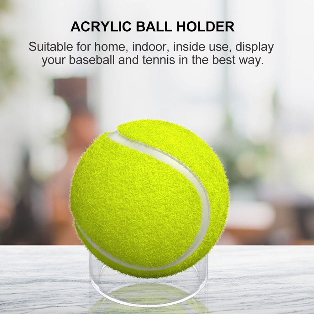 6Pcs Storage Brackets Display Racks Storage Racks Home (Transparent)