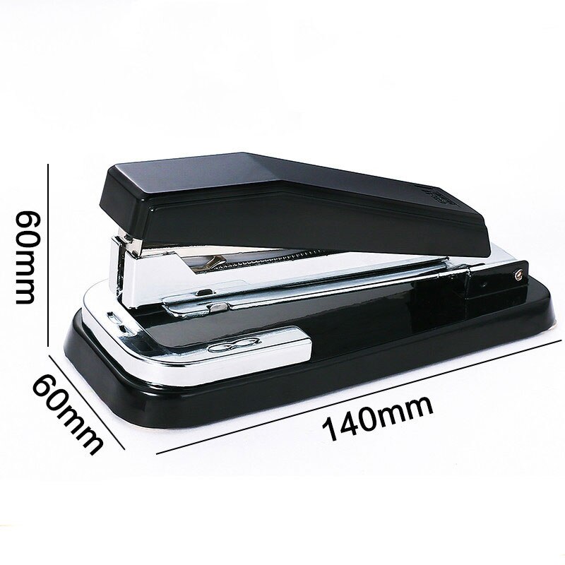 Rotary Stapler Swing-Arm Swivel Stapler Office Supplies Horse-riding Stapler Desktop Booklet Book Binding Up To 50 Pages: black