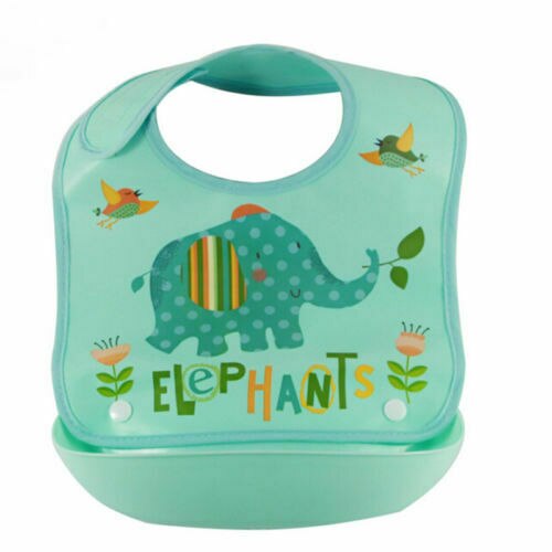 Neue Infant Baby Jungen Mädchen Silikon Wasserdicht Bib Waschbar Roll Up Crumb Catcher Fütterung Essen Niedlichen Baby Bib