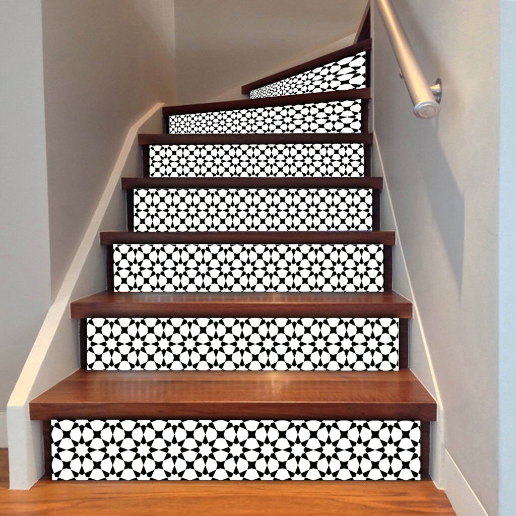 Personality Staircase Steps Stickers Riser Floor Sticker for Bedroom Living Room Decor DIY Wall Stairs Decal