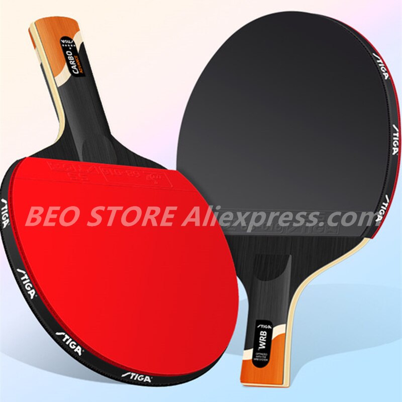 STIGA 6 Star Racket Offensive Carbon Original Stiga Table Tennis Rackets Ping Pong Paddle Bat