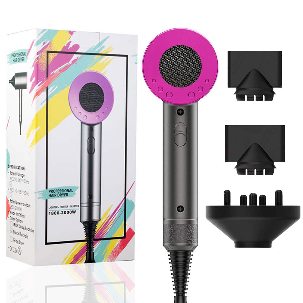 Hair Dryer Strong Wind 3 in 1 Salon Dryer &Cold ionic Air Hammer Styling Tools Women Volume diffuser hairdryer