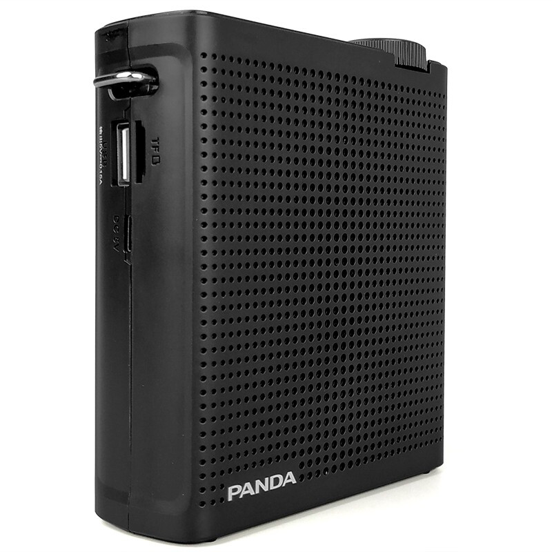 Panda Voice Versterker 2200mAh Muziekspeler Draagbare Onderwijs Megafoon met Mic Ondersteuning TF AUX USB MP3/ wma-formaat