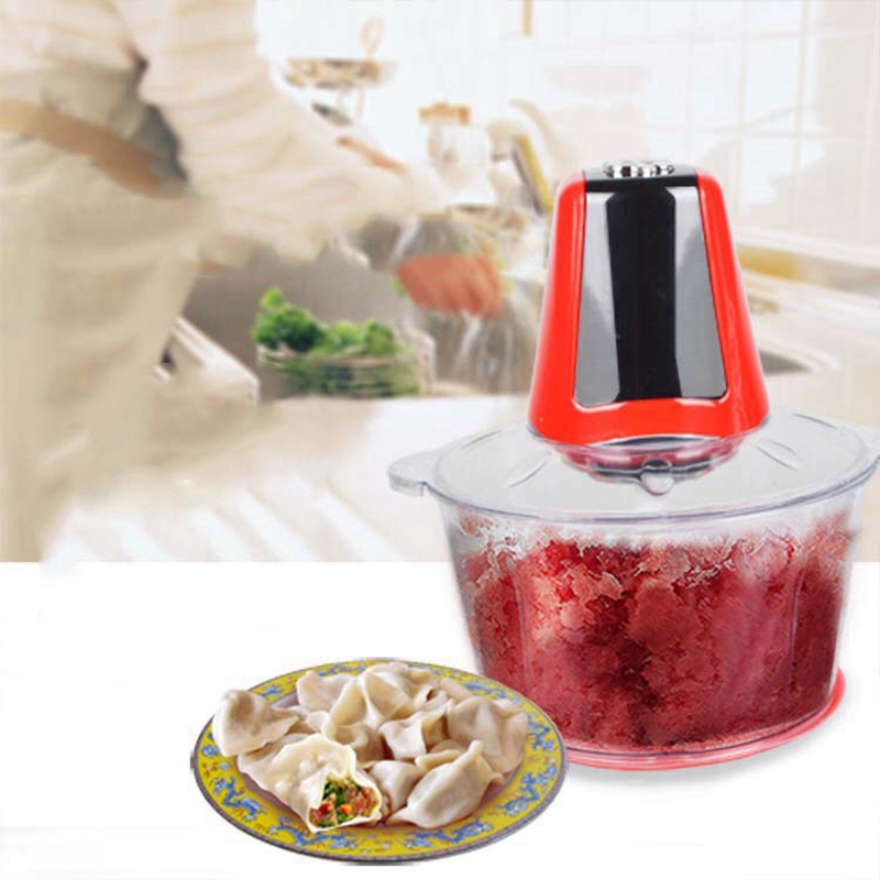 2L Electric Chopper Powerful Meat Grinder Multifunctional Household Food Processor Meat Kitchen Blender Us Plug