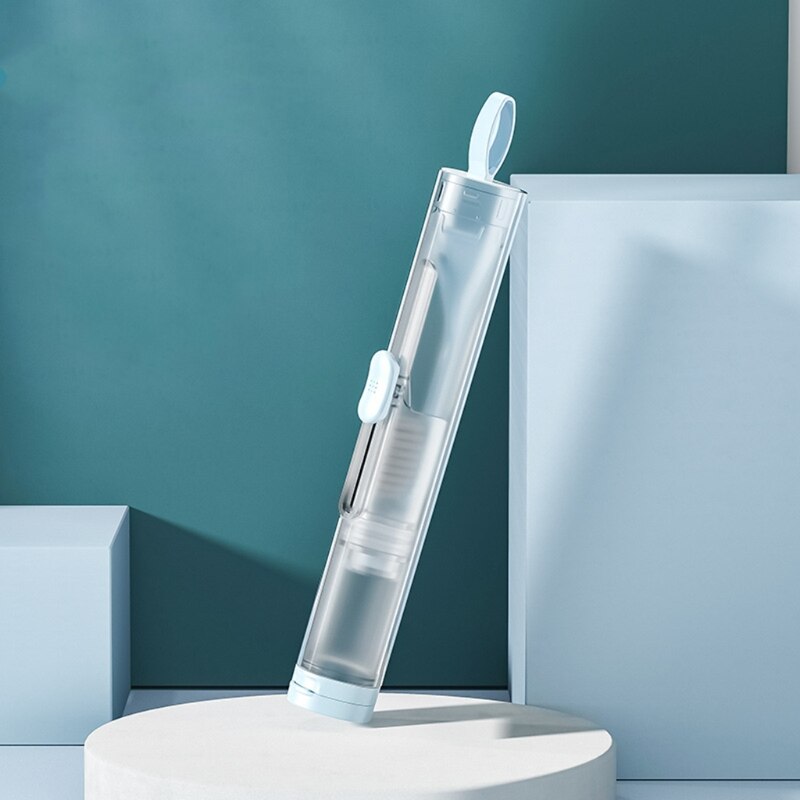 Portátil dobrável escova de dentes viagem conjunto criativo dente limpo ferramentas pode segurar dental acessórios do banheiro
