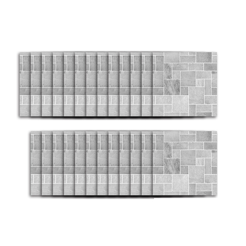 25PC 3D Wall Panels for Living Room Brick Stone Wall Papers for Room Bedroom Home Decor Waterproof Self Adhesive Wallpaper 10X10: Default Title
