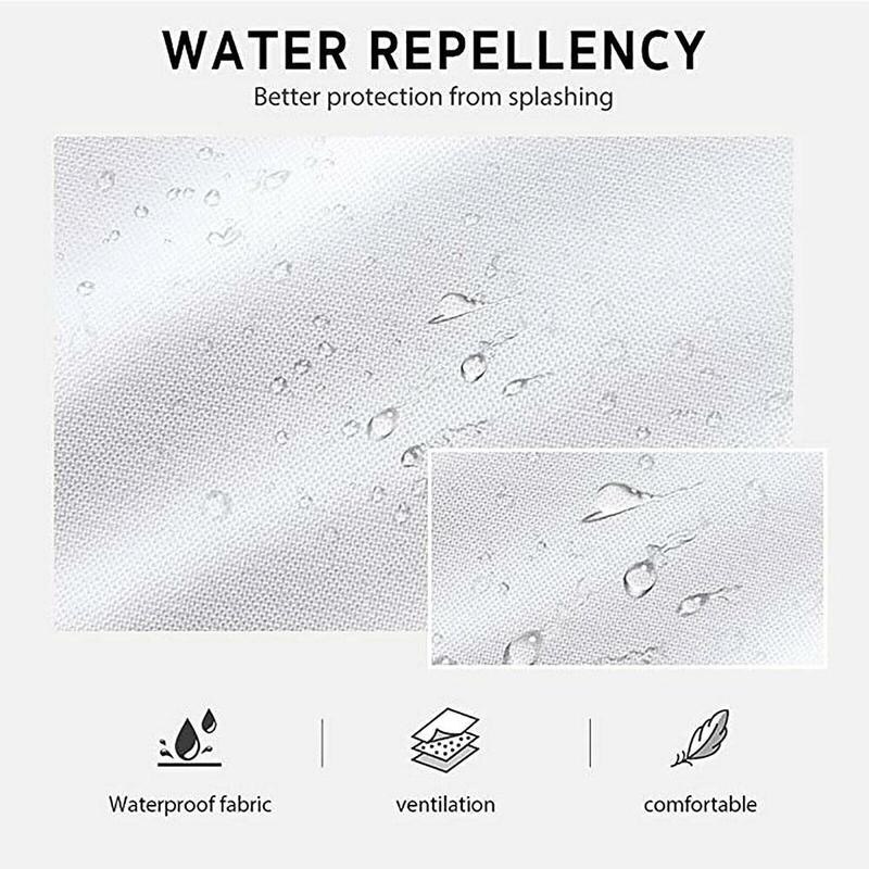 Delantal blanco para señora nueva, fabricante, Cleanroom, algodón, Color puro, para Chef, E2I9, 1 unidad