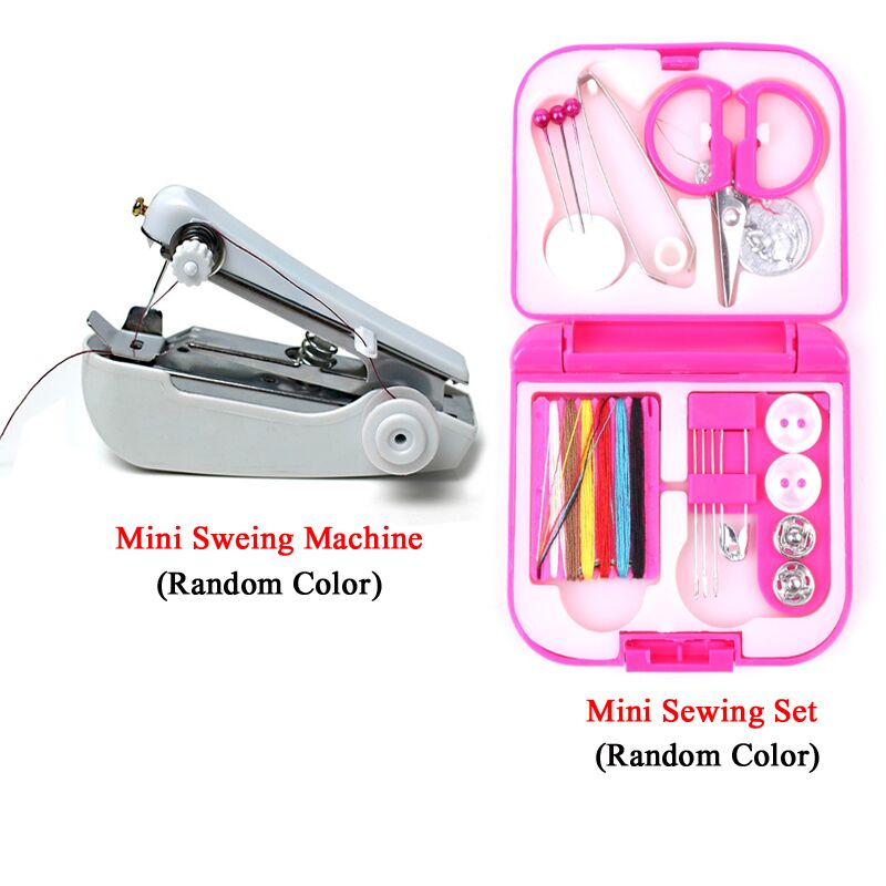 39Color sewing thread manual sewing machine mini sewing machine Portable sewing needle set sewing tools YJN: miniFRTZ 1FRJ