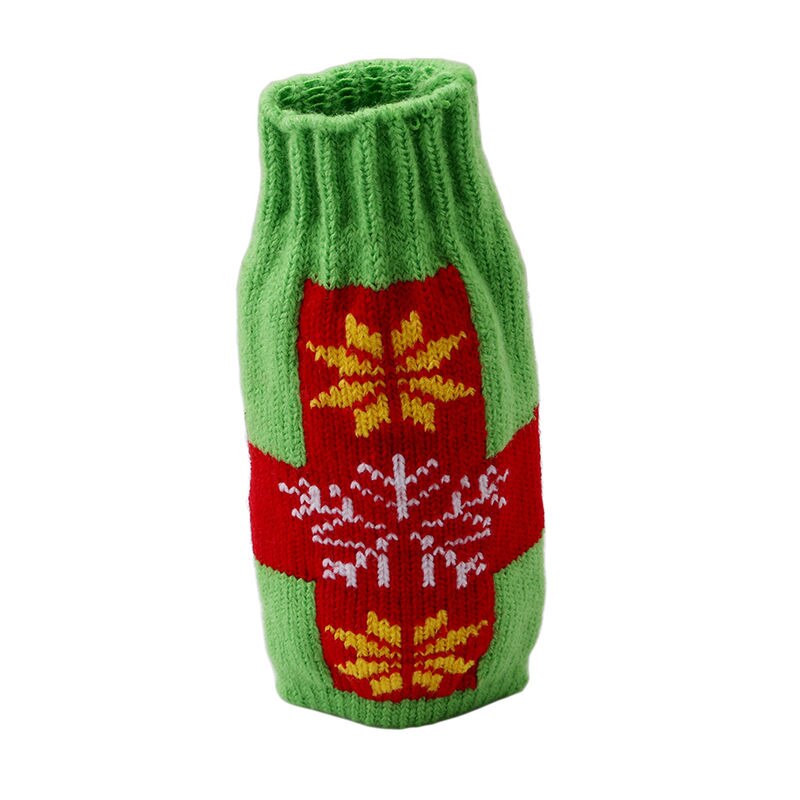 Merry Christmas Beer Bottle Set Tree Gingerbread Man Elk Snowflake Beer Bottle Beer Bottle Decoration Year Decoration