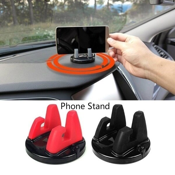Auto Telefoon Houder Stands Draaibaar Ondersteuning Anti Slip Mobiele 360 Graden Mount Dashboard Universele Telefoon Stand