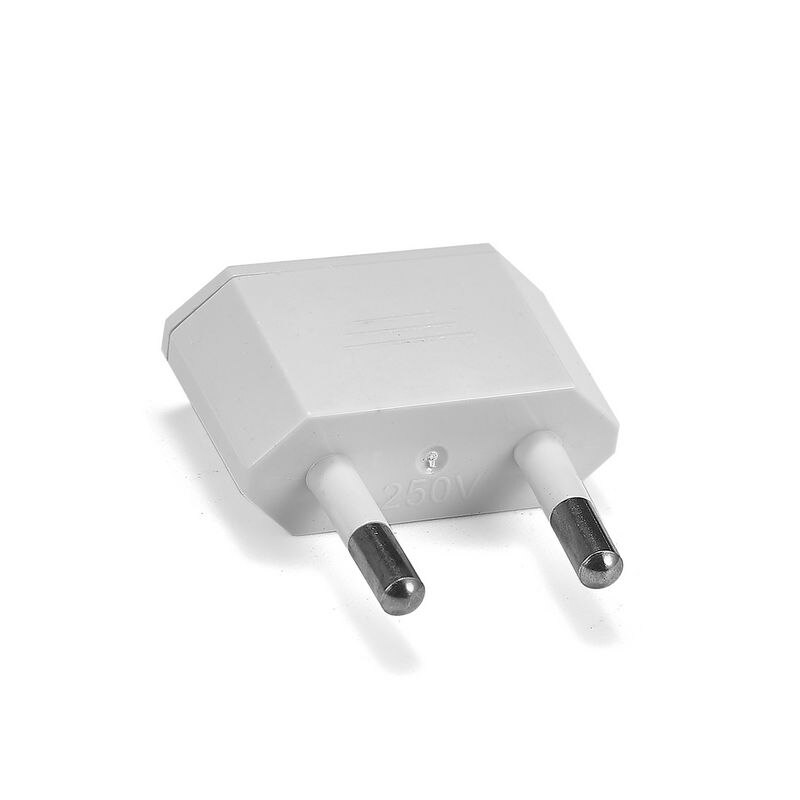 10 stuks eu-stekkeradapters 4.0mm amerikaanse, chinese, japanse naar eu, euro, europese reisstekkerconverter, oplader, stopcontact
