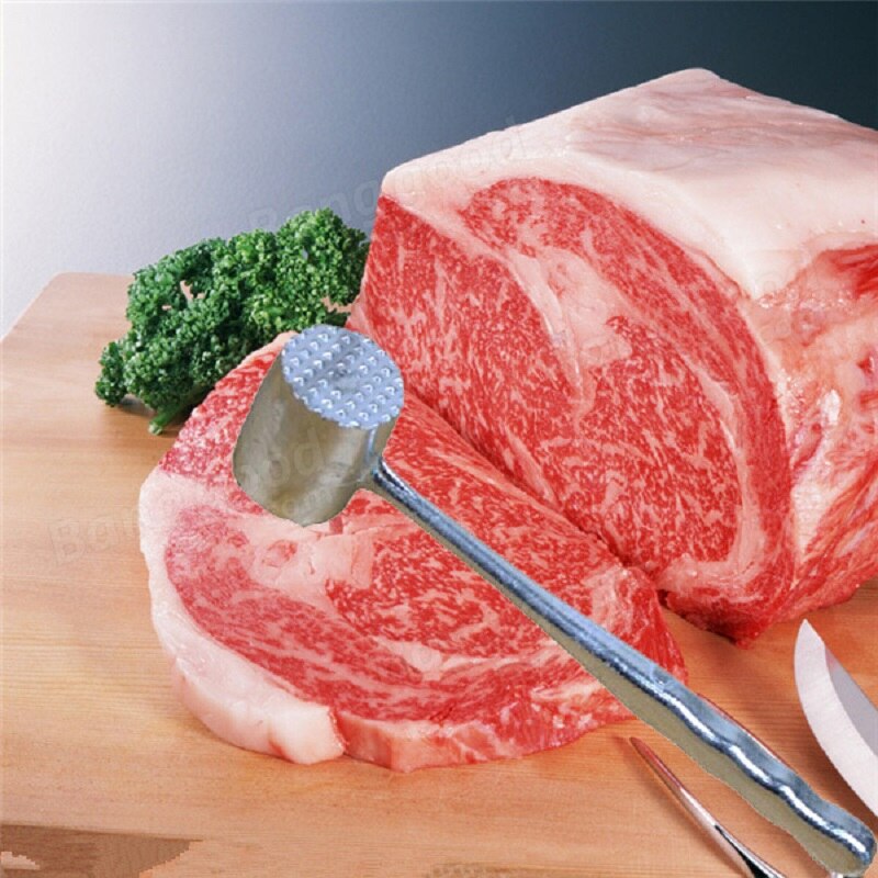 304 solid steak meat hammer alloy household kitchen loose meat hammer thick stainless steel broken tendon tenderizer tool