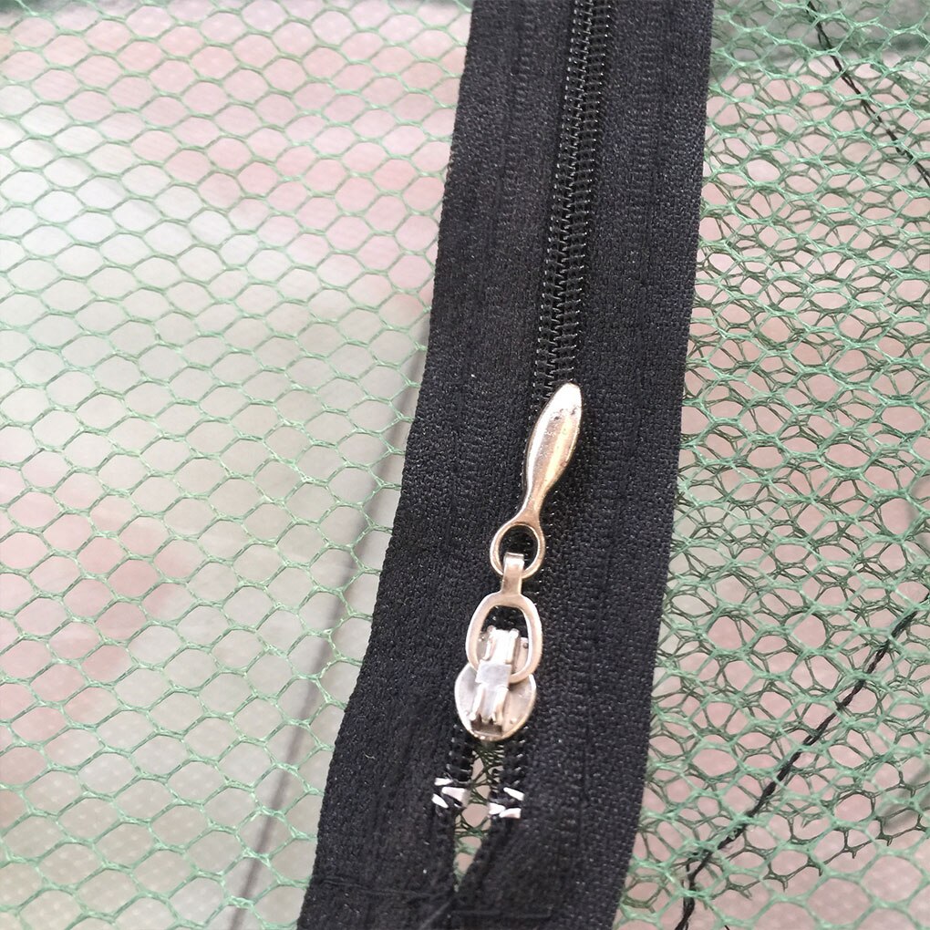 AOTU Mesh Crab Fishing Net Crayfish Lobster Shrimp Prawn Hand Trap Foldable Fishing Network Trap Cage Random Color