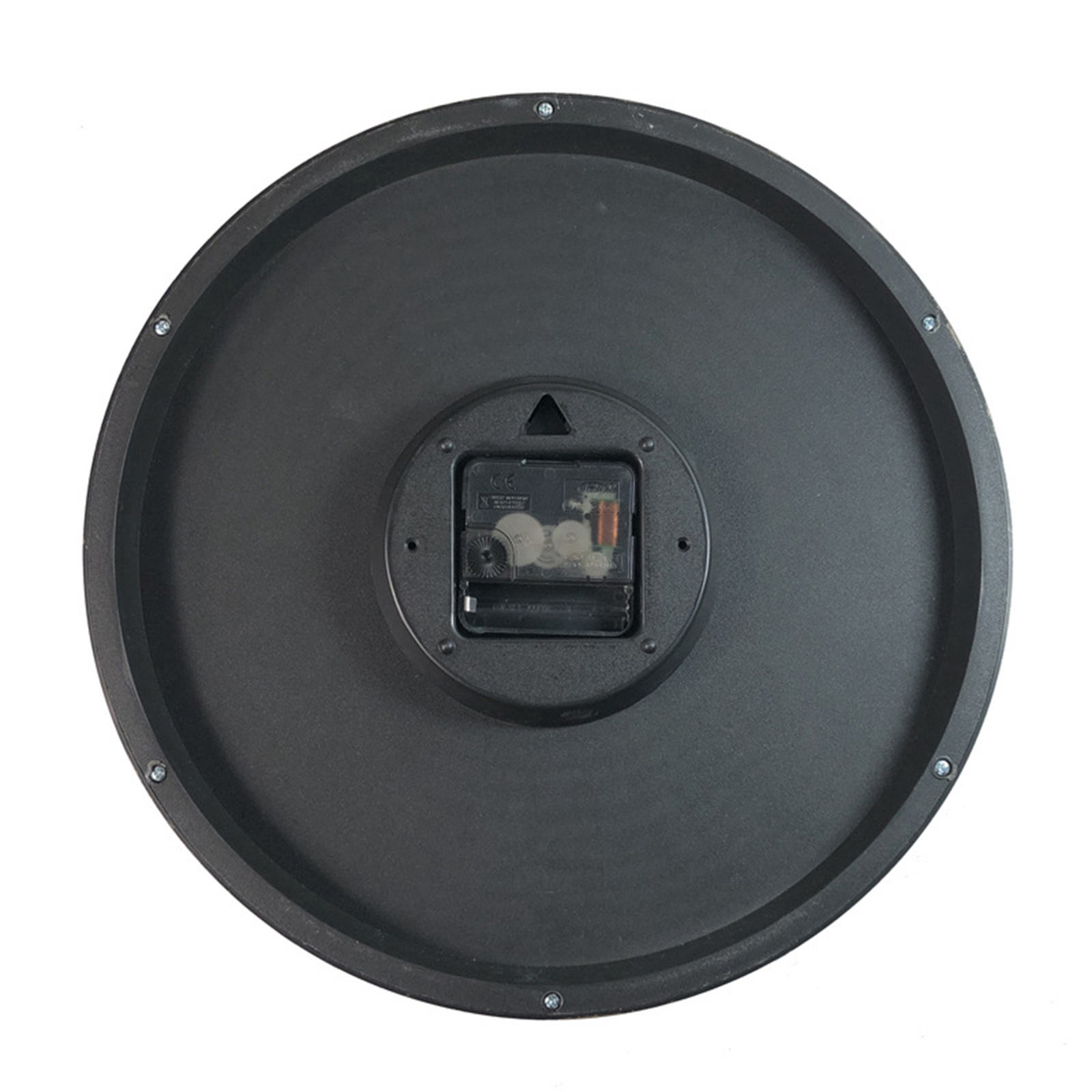 12&quot; Vintage Wall Clock Round Roman Numerals Easy Install Quartz Non Ticking