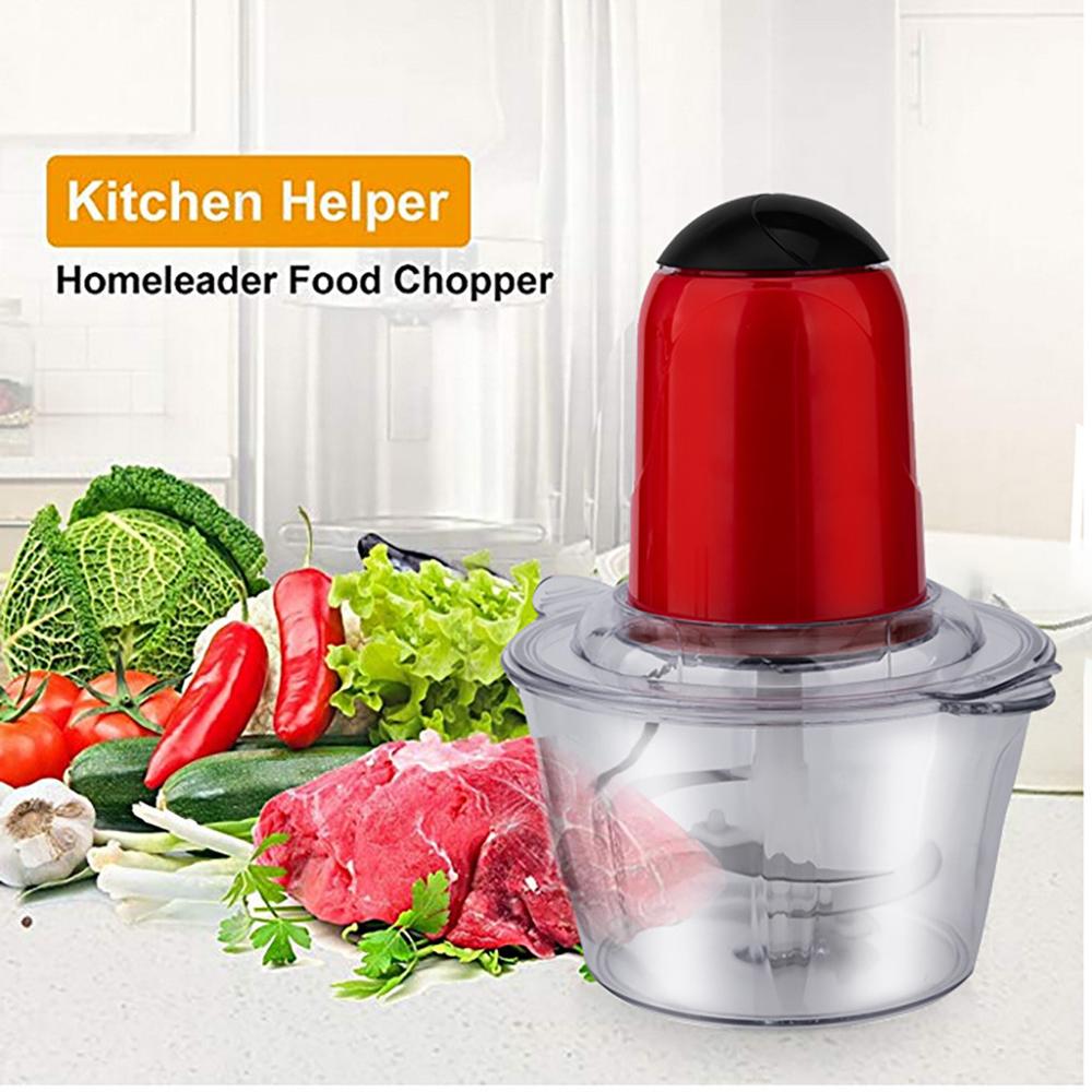 «Hachoir à viande de grande capacité 500W 2l en acier inoxydable, robot ménager, 2 vitesses, numéro de modèle du matériau»