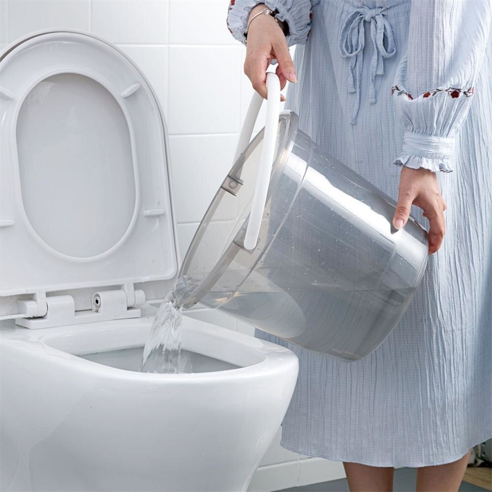 Kunststoff Eimer Schlecht transparent Mopp Eimer Wasser Behälter Kleinigkeiten Lagerung Eimer draussen Angeln Auto Waschen Eimer