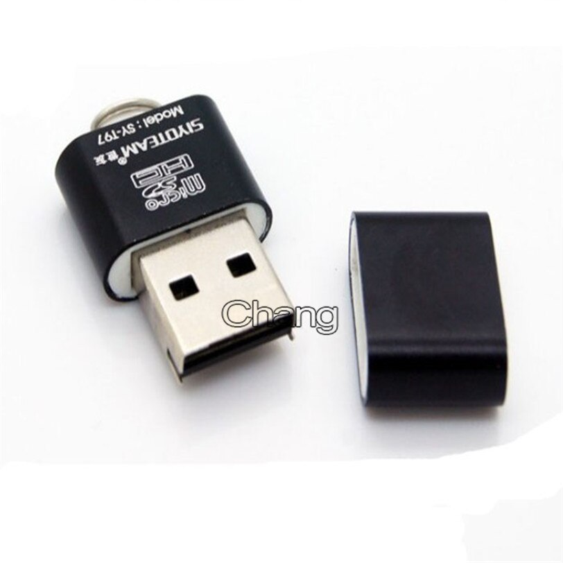 Portátil mini usb 2.0 micro sd tf t-flash leitor de cartão de memória adaptador flash drive memória flash sd atacado