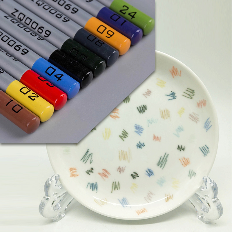 Ceramics ceramic art underglaze colored pencils diy ceramics hand painted glaze chalk ceramic painting and coloring tools