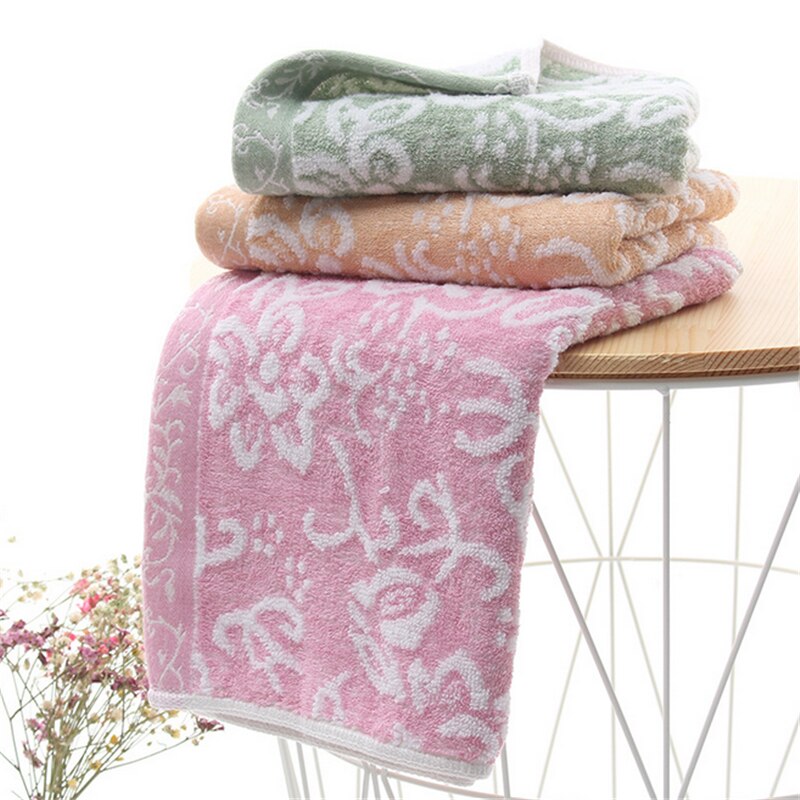 Jacquard paksumpi imukykyinen pyyhe ympäristöterveys hengittävä pyyhe aktiivinen painatus ja värjäys kasvot / käsi / hiuspyyhe