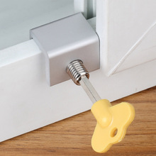 8 Sets Veiligheid Sliding Sash Venster Vergrendeling Vergrendelingen Window Lock Stop Stopper Met Sleutel Venster Aluminium Deur Frame Beveiliging lock