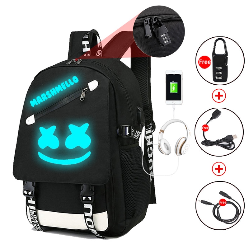 Luminoso mochila para homem e mulher impermeável mochila de viagem esportes ao ar livre montanhismo masculino mochila