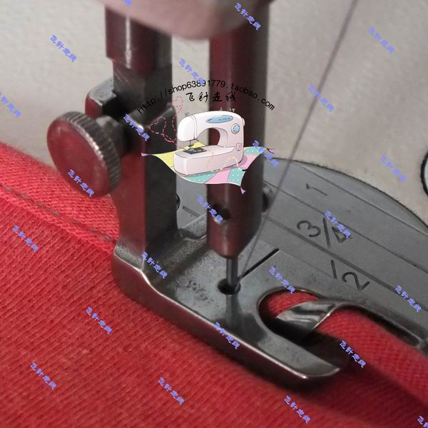 Naaimachine accessoires, industriële naaimachine 5/16 platte zomen voet zomen voet staal 8mm