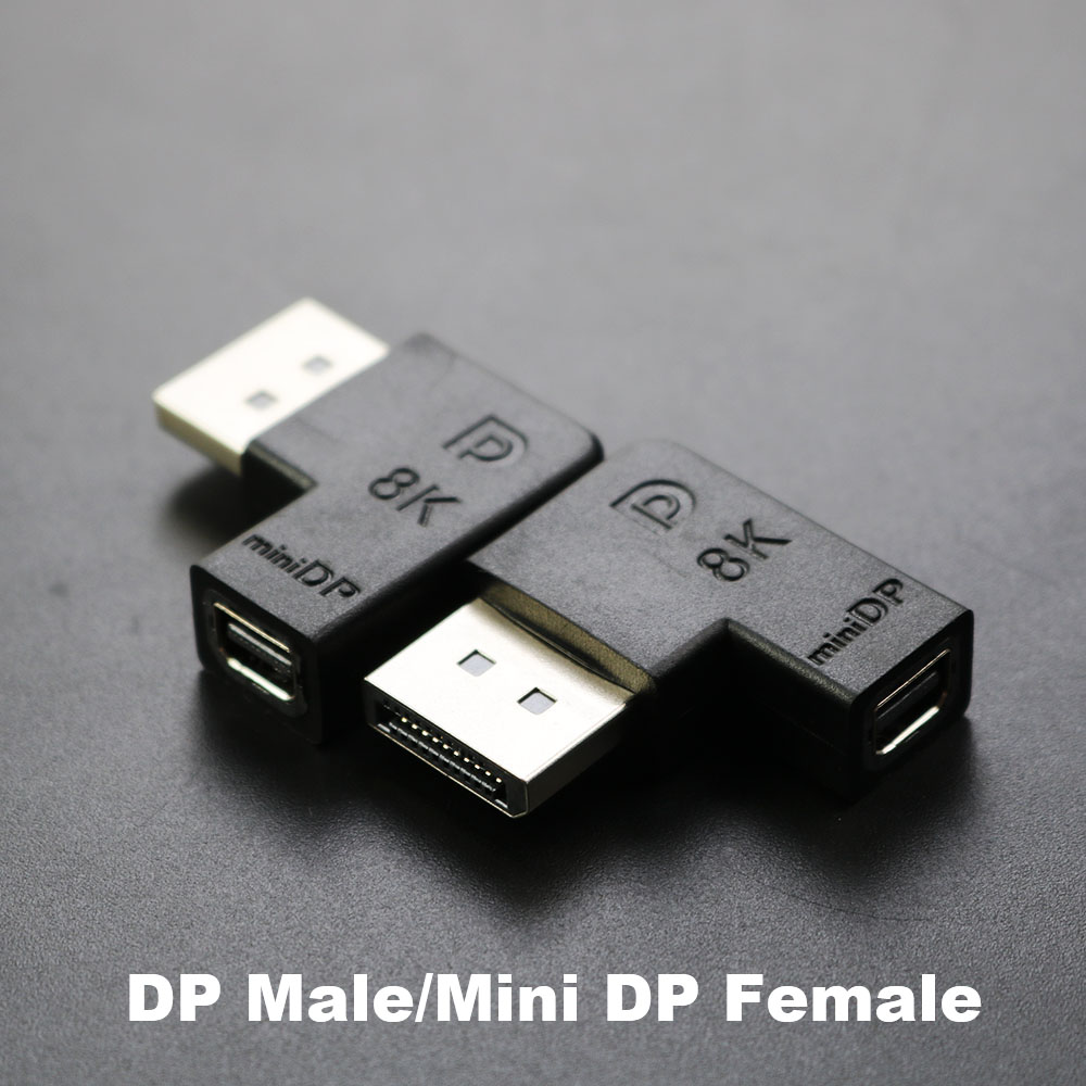 Displayport 1,4 V zu Mini-dp-Adapter rechtwinklig dp 8k/60hz 4k 2k/165hz durch 90 Grad Winkel Displayport 1,4 Konverter: Anderes