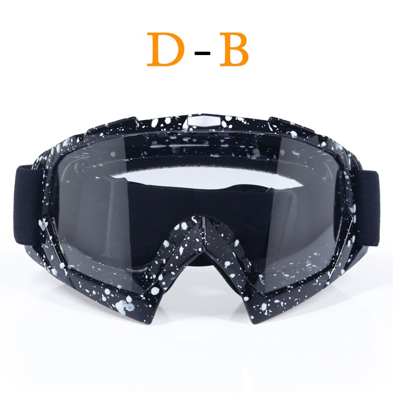 Dla dorosłych gogle Motocross motocykl motor okulary Cross Country elastyczne przezroczyste soczewki Ooculos de grau: 12-1