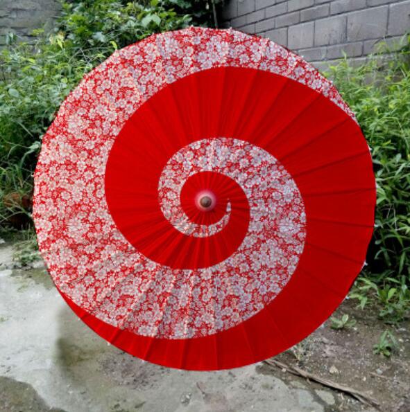 Paraguas chino de papel para el aceite parasol japonés de papel para mujeres paraguas rojo azul para hombres para , exhibición, decoración del hogar: E
