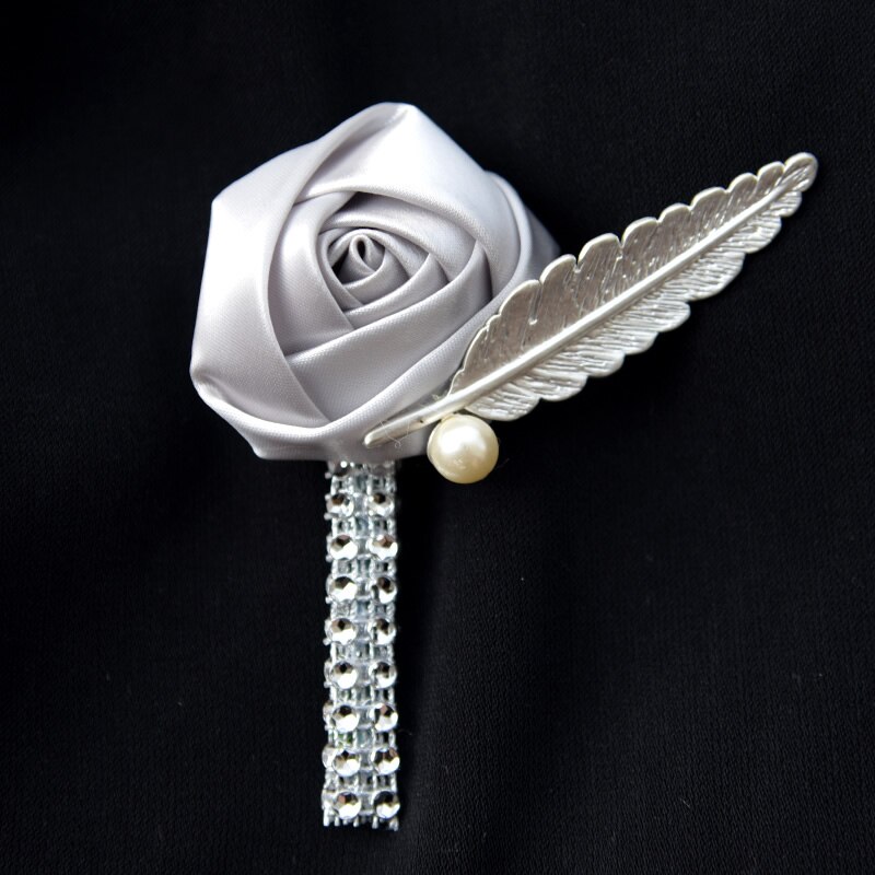 Kyunovia Blume Revers Pin Mens Hochzeit Blume Im Knopfloch Handgemachte Hochzeit Brosche Blume Im Knopfloch Knopfloch Grooms Boutonnieres FE55: Color 13