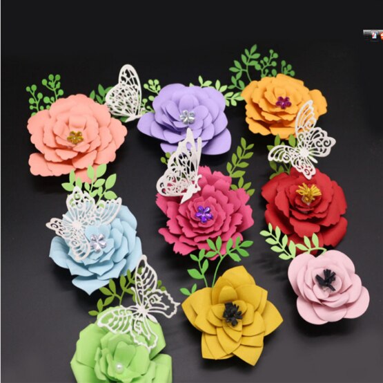 BYFRI Set Di 9 Fustelle In Acciaio Per Fiori E Petali – Stampini Taglio Per Scrapbooking E Biglietti Fai Da Te - 2