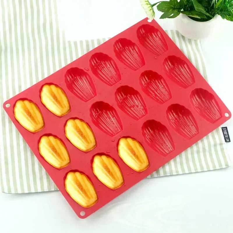 Mini Lebensmittel Klasse Madeleine Silikon Kuchen bilden Cookie bilden DIY Hülse Backform bilden Küche Backformen Zubehör
