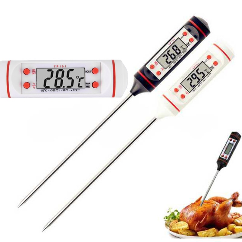 Digitale Keuken Thermometer probe lcd outdoor draadloze bbq grill Voedsel Water Keuken barbecue vlees koken grillen thermometer