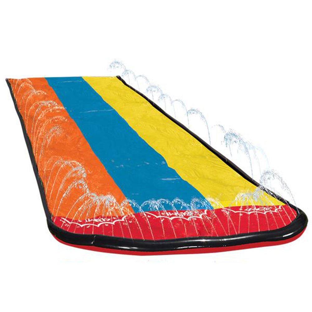 Kinderen Glijbaan Outdoor Zomer Waternevel Zwembad Waterglijbaan Draagbare Gazon Slide Sprinkler Speelgoed Voor Jongens Meisjes
