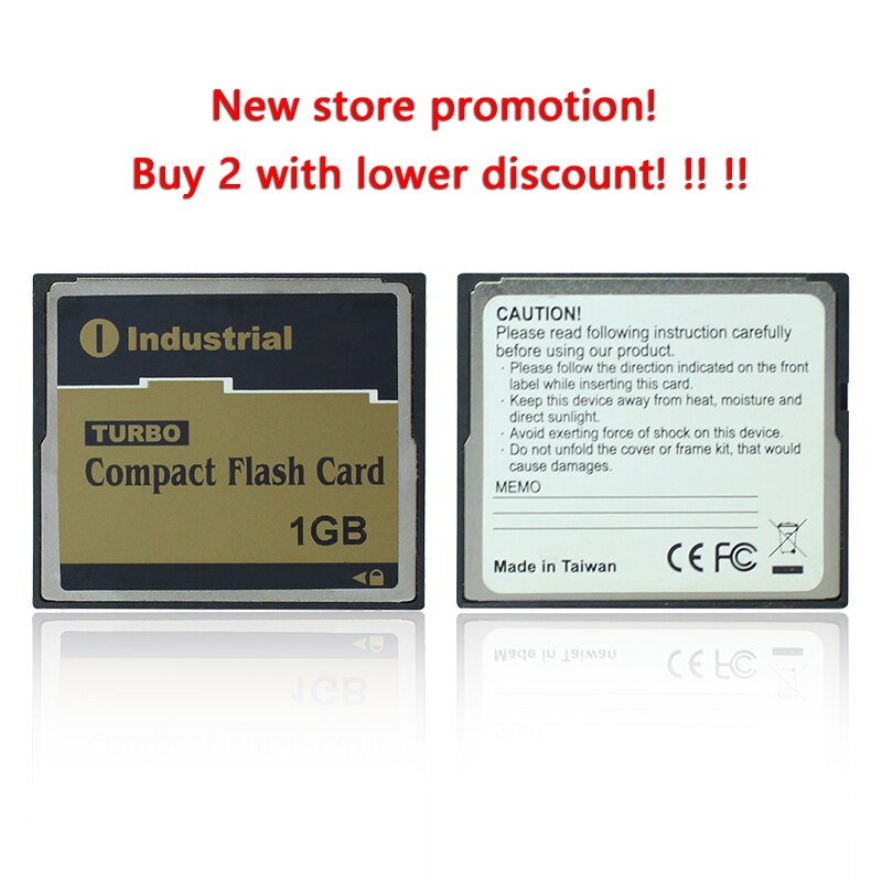 CF tarjeta 1G Industrial CompactFlash TURBO tarjeta Flash compacta 1GB tarjeta Industrial control máquina herramienta con tarjeta de memoria