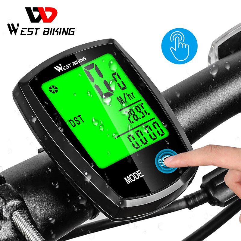 Compteur Velo Sans Fil, ZAMUS Compteur Velo avec Rétroéclairage LCD D'affichage pour D'affichage