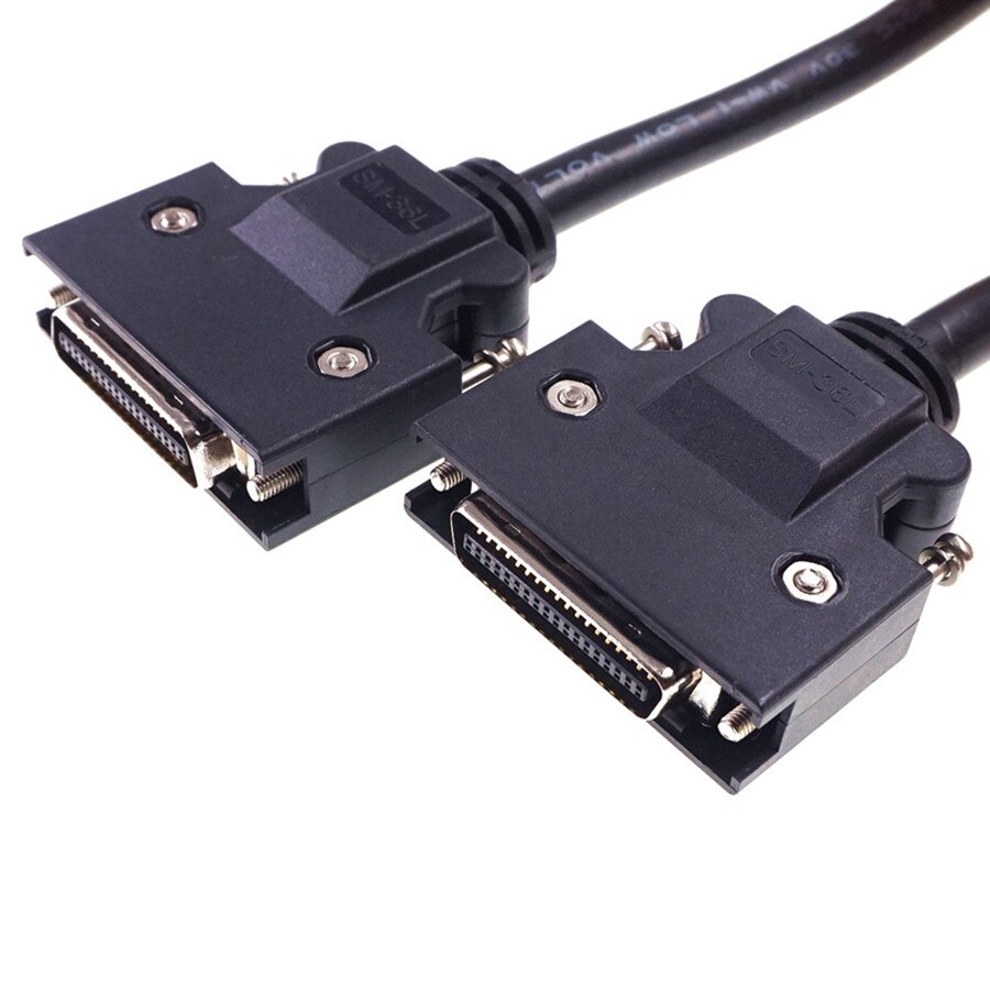 1 pc scsi-liitinkaapeli mdr 14 20 26 36 50 asemaa urospistoke urosliittimeen sovitinkaapeli 1 metrin jatko juotettu kokoonpano