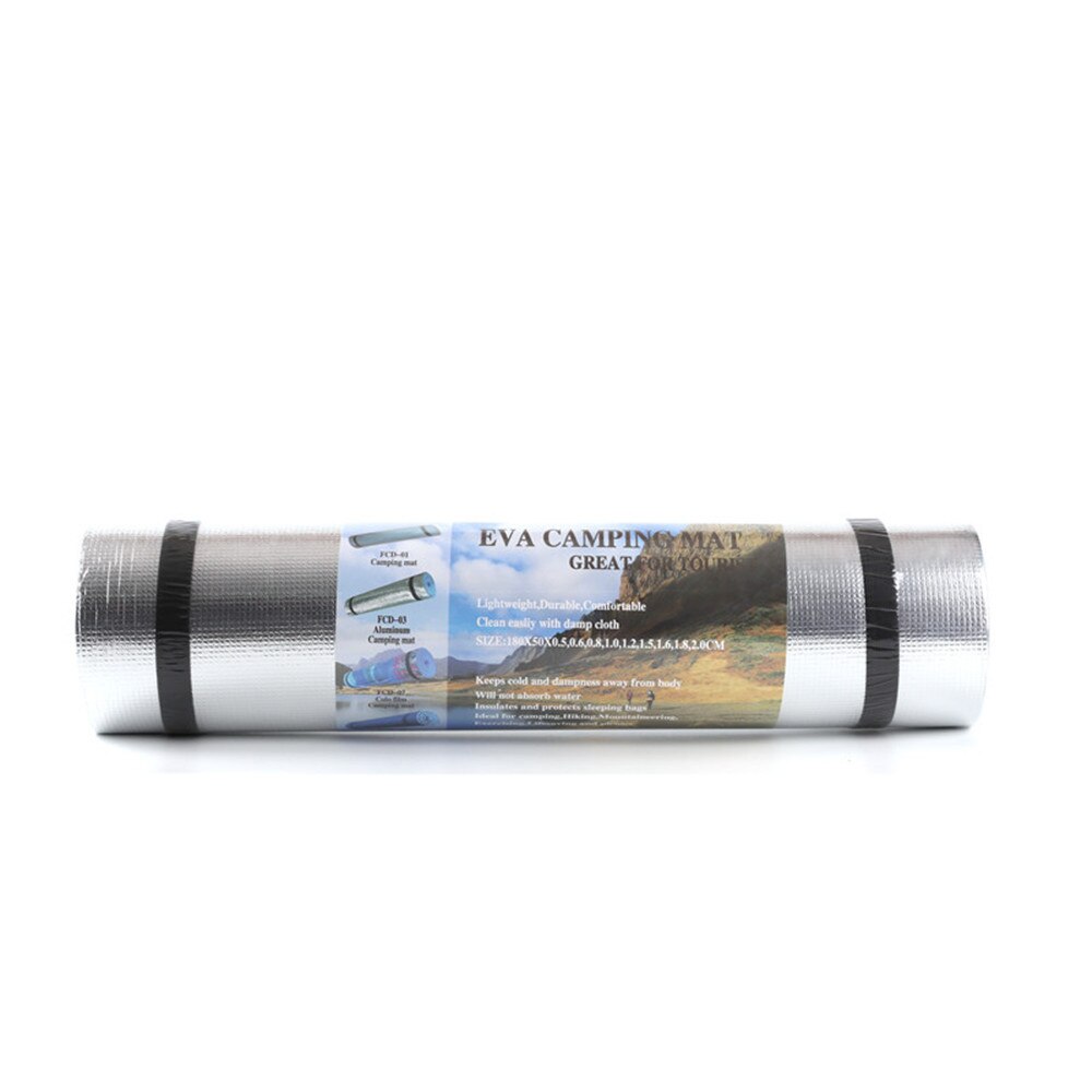 Fitness aluminiumsfilm fuktsikker yogamatte sklisikker teppematte for nybegynner trening trening gym pilates pad