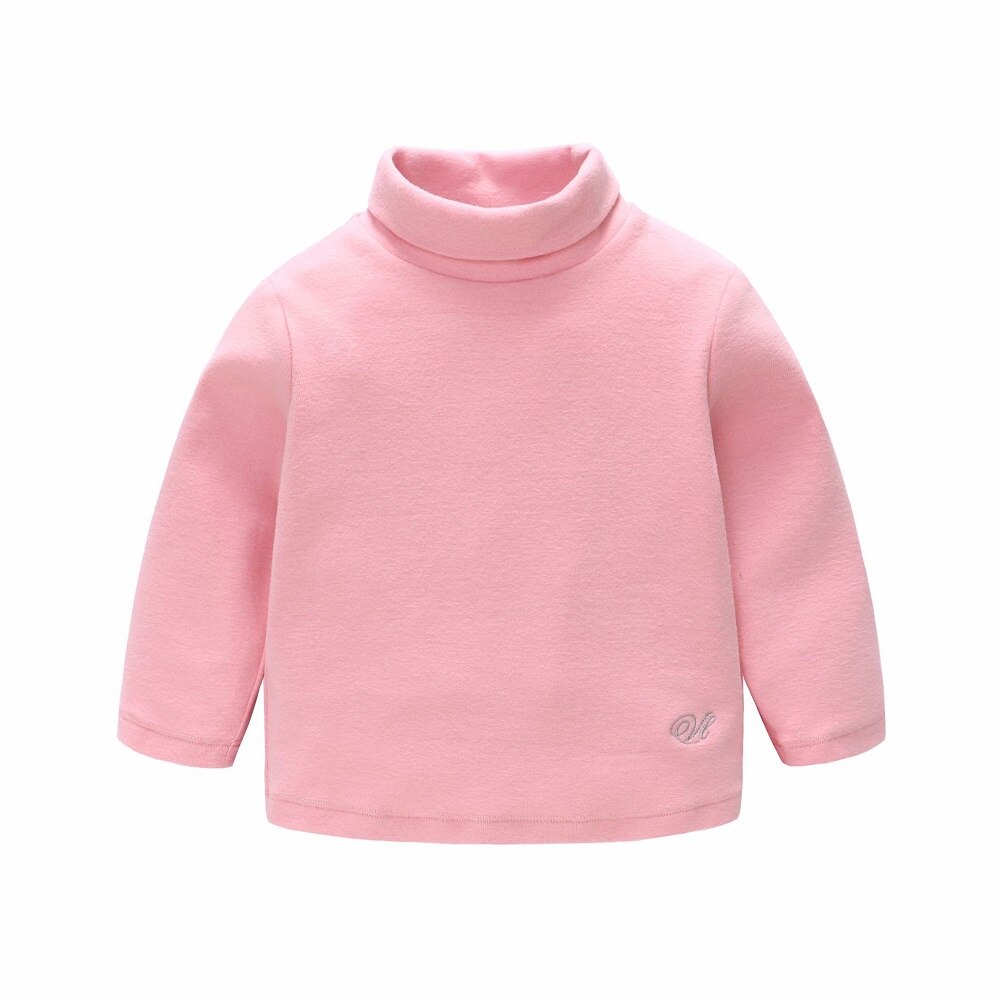 Vlinder – T-shirt à manches longues pour enfants, joli haut à col haut pour garçons et filles, 9M ~ 4T